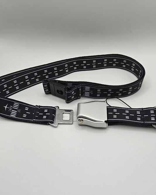 Seatbelt runway lanyard